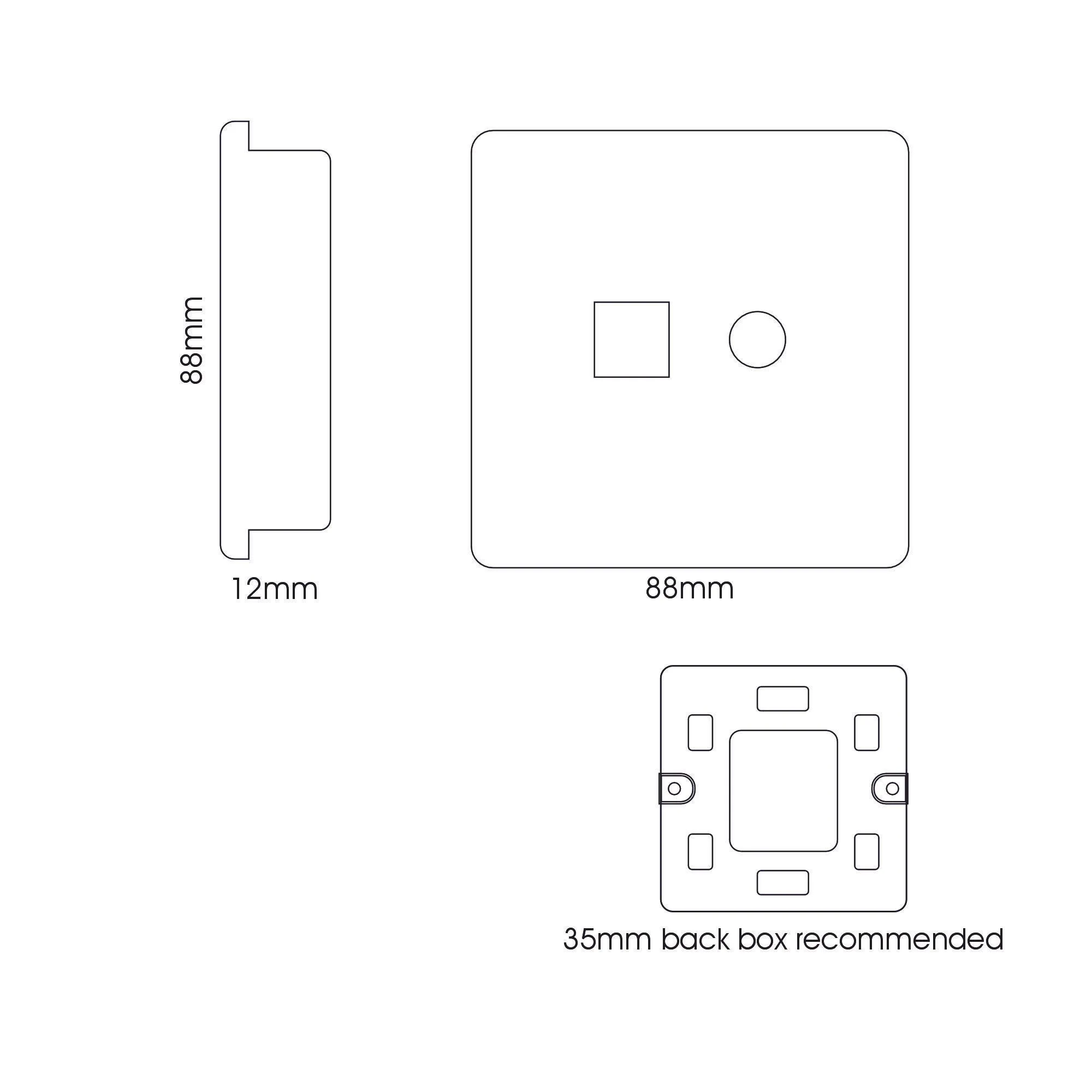 Media Sockets Wiring Accessories Trendi Decorative Screwless